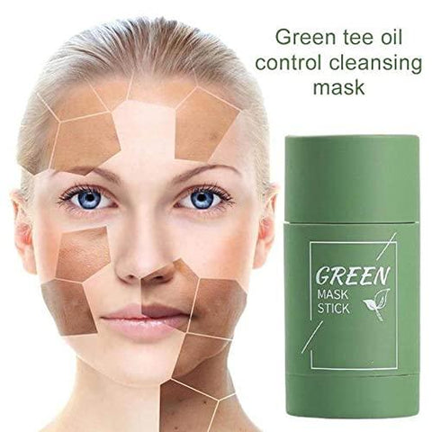 Green Tea Herbal Mask Stick Cream for Removes Blackheads