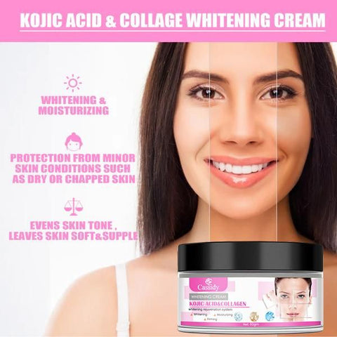 CASSIDY Kojic Acid & Collagen Whitening Cream, 60gm