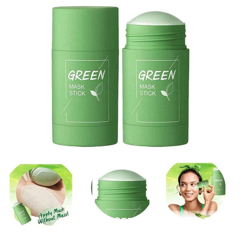 Green Tea Herbal Mask Stick Cream for Removes Blackheads