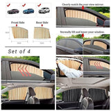 Car Thermal Magnetic Window Sunshield 4 Pcs