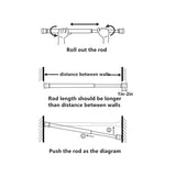 Drill-Free Multifunctional Adjustable Rod